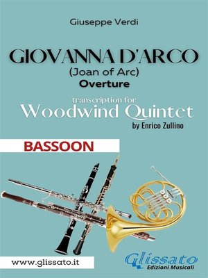 cover image of Giovanna d'Arco--Woodwind Quintet (BASSOON)